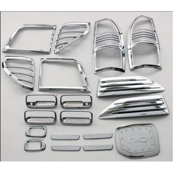 3400 LC90 LC95 电镀大灯罩灯框改装灯框电镀北汽陆霸霸道普拉多