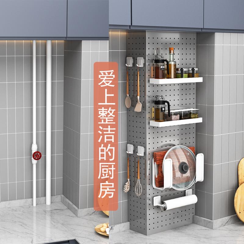 燃气管道遮挡装饰天然气管道煤气管道遮挡装饰燃气管道遮挡洞洞板