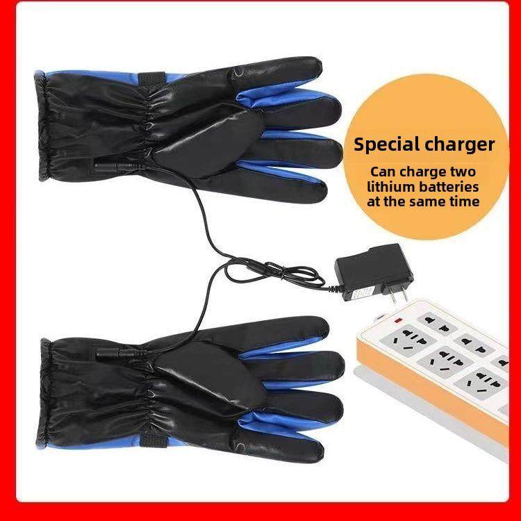 7.4V8.4V电热手套充电器电动摩托车自行车电热手套充电电缆配件通用