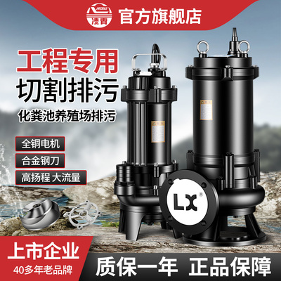 凌霄污水切割泵大流量水泵
