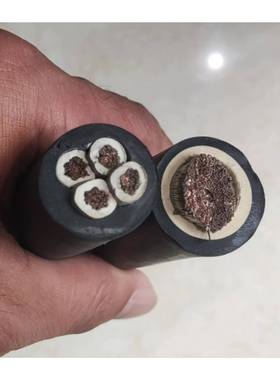 船用电缆Cefr 2芯3芯4芯*1 1.5 2.5 4 6 10方软橡胶海岸电缆