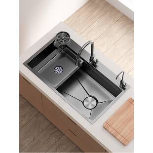 JOMOW厨房水槽洗菜盆双槽改大单槽68X40/72X40/75X40/78X43/81X43