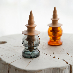 十里西湖杭州文创三潭印月翻转香薰香氛扩香装饰国风摆件生日礼物