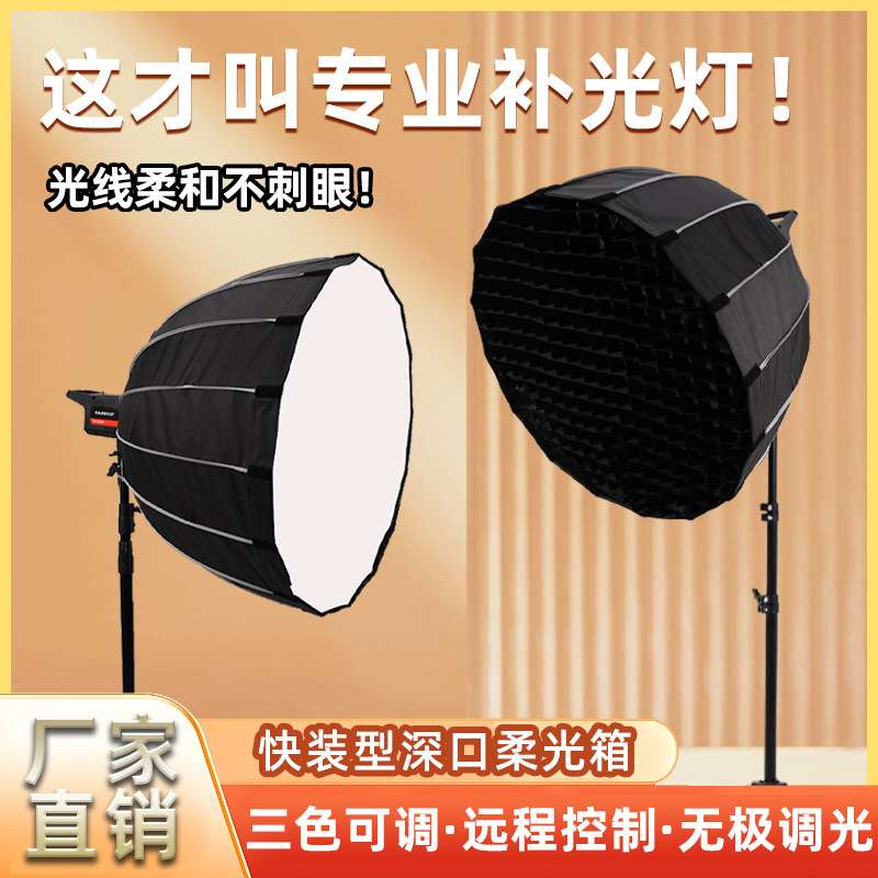 球形柔光罩灯笼球保荣卡口配件直播灯罩直播间柔光箱柔光补光灯摄