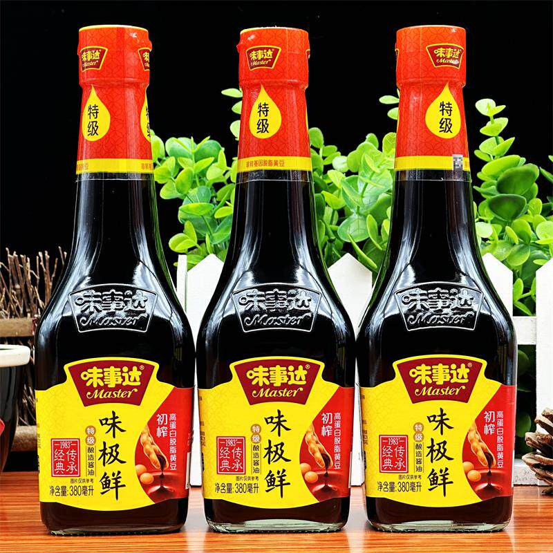 新日期味极鲜380ml*3瓶特