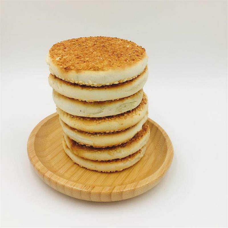 湖北咸宁特产通山麻饼大畈麻饼桂花茶油饼中秋月饼特色小吃零食品