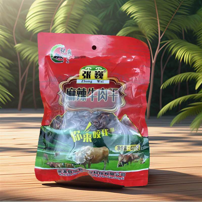 新日期重庆新店麻辣卤牛肉干爆笑巫溪同款特产五香罐装金丝