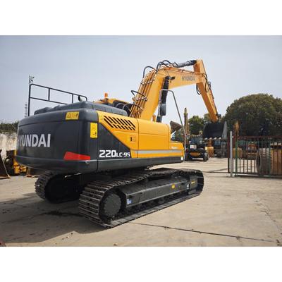 used excavator现代220-9S履带挖掘机现货高配旧挖机市场中型挖机