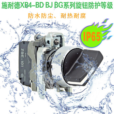 2位自锁选择开关  XB4-BD25(ZB4-BZ105 + ZB4-BD2)