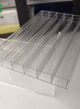 三层透明中空pc阳光板 14mm农业种植大棚阳光板 全新顶棚材料