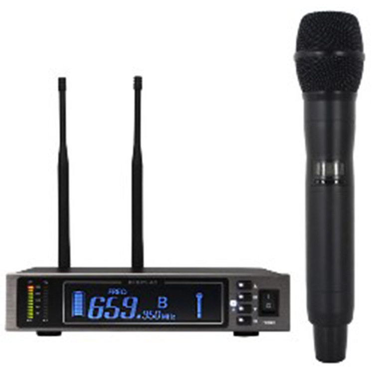 RUSEL RLX300真分集无线手持一拖一U段话筒演讲 会议多功能