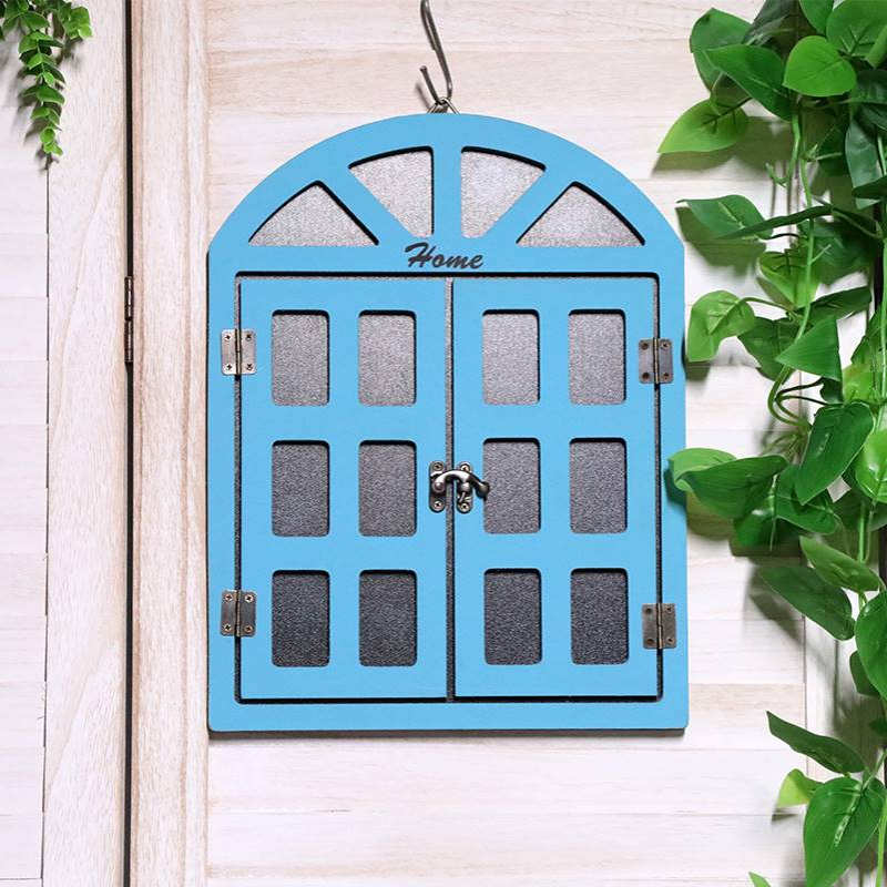 欧式木质壁挂装饰挂件假窗黑板留言板墙面装饰咖啡厅酒吧挂件装饰