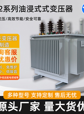 S22油浸式变压器10kv电力变压器全铜高压500/800/1000kva可定制