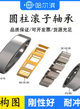 HRB哈尔滨N204轴承N204M轴承N204EM轴承 圆柱滚子轴承