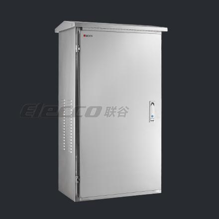联谷不锈钢户外柜700*1500*370mm/落地配电柜/IP55室外防水柜 B级