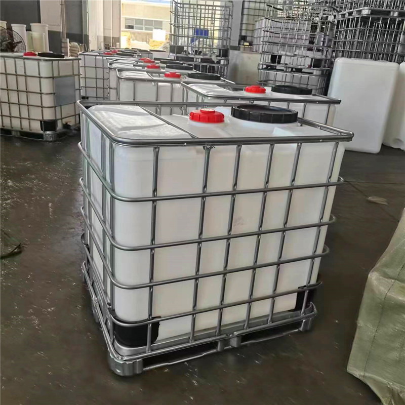 双口吨桶1000L储水桶方形化工包装运输桶手工叉车匹配用