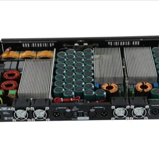 D类高功率1800W2声道数字音频放大器1u音乐声音专业舞台专用