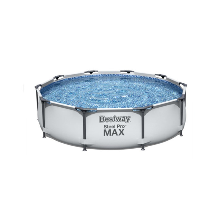 百适乐Bestway 56420游泳池家庭戏水池鱼池圆形框架泳池带过滤泵