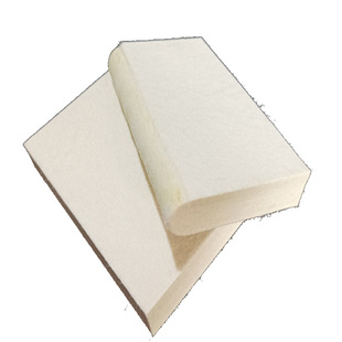 羊毛刮刀澳毛木纹膜刮板羊毛毡刮板弧形边7.5*13*2CM