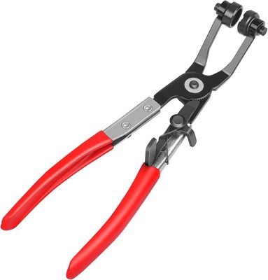 JMMRRR 45° Angled Flat Band Hose Clamp Pliers, Hose Clamp P