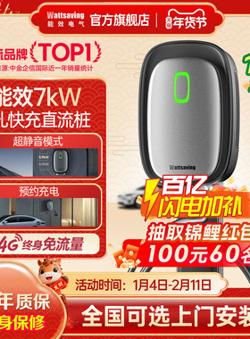 能效充电桩7kW直流充电桩家用快充9孔充电桩九孔适用蔚来充电桩U7