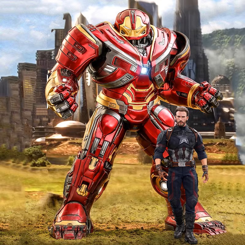 漫威反浩克装甲钢铁侠手办