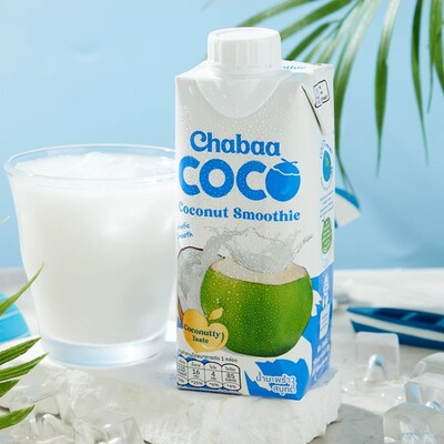 CHABAA恰芭泰国原装进口椰子汁饮料310ml入口顺滑新旧包装随机发
