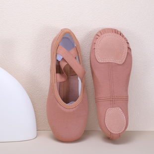 丹醒四面弹褐色舞蹈鞋舞蹈教师鞋艺校考生考级专用舞蹈鞋透气防滑