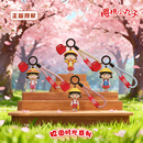 正版 樱桃小丸子钥匙扣可爱卡通立体公仔背包挂件校园时光系列挂件