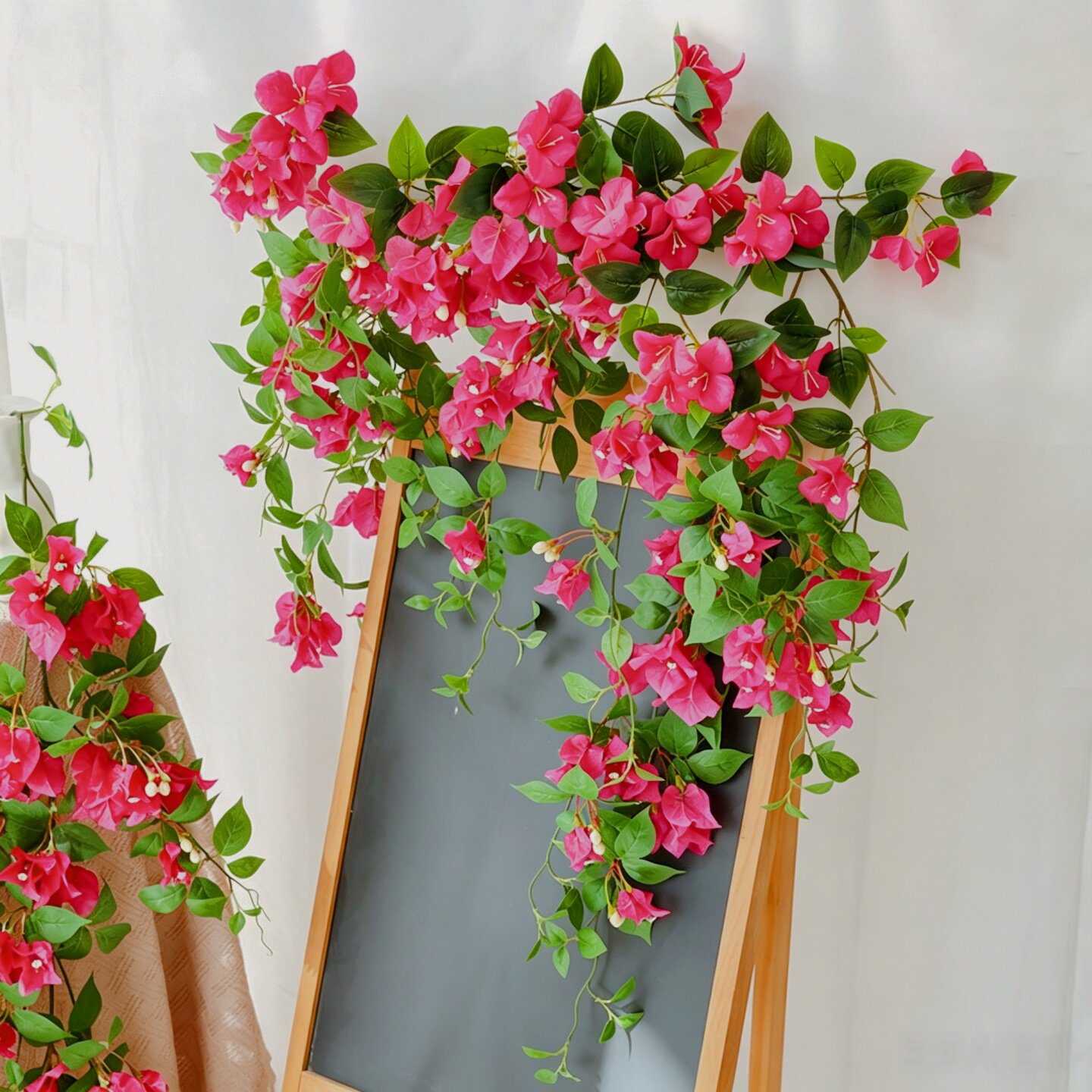 仿真三角梅假花藤条装饰遮挡花条