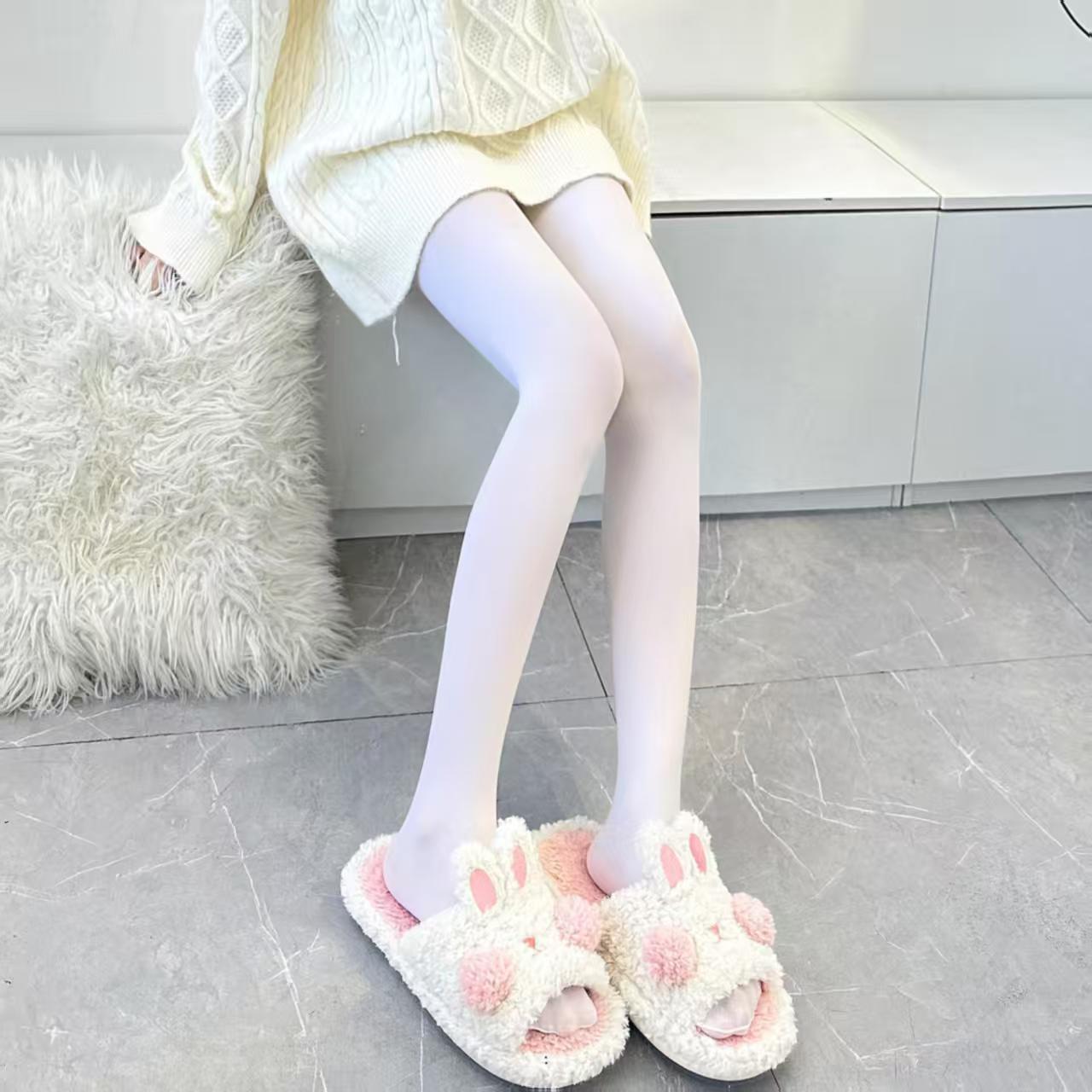 秋冬季打底裤lolita丝袜成人白色连裤袜日系软妹保暖连裤加绒加厚