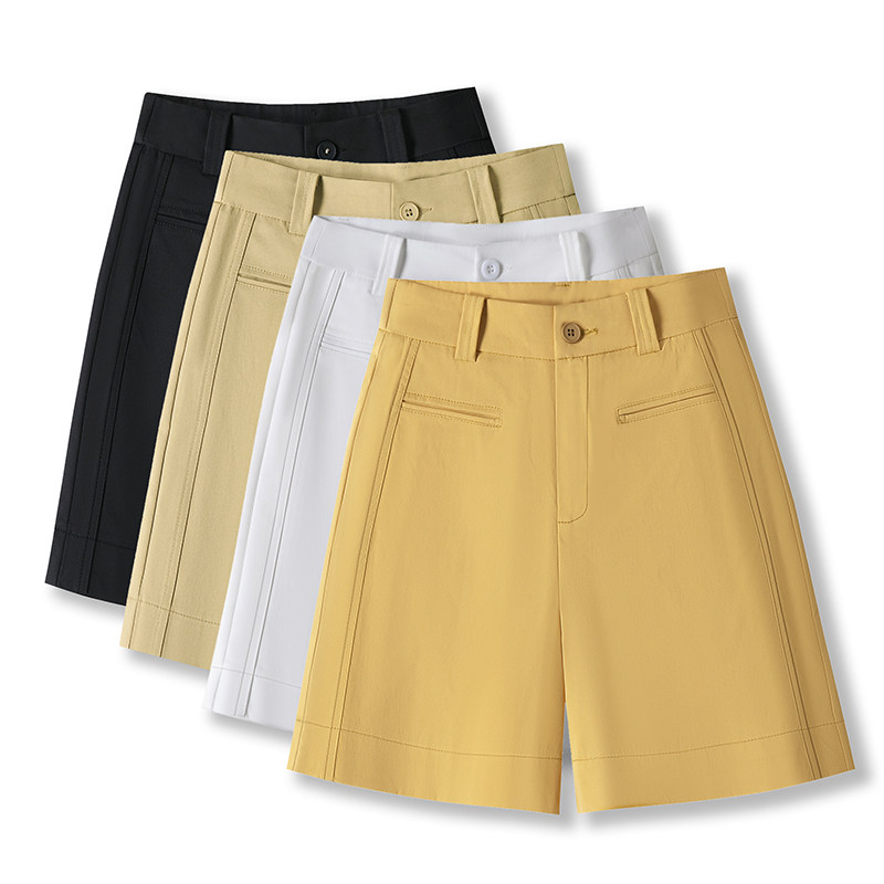 西装五分裤女夏季新款薄款高腰宽松直筒短裤显瘦外穿阔腿中裤韩版