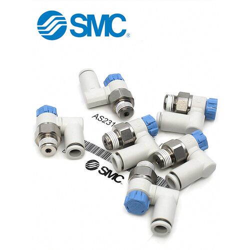 SMC气动气缸推锁万向旋转
