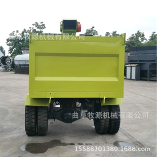 庆城县大型养殖场粪便清理车 自动卸料牛粪清理车 养殖厂专用