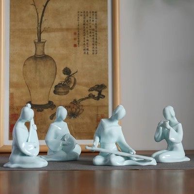 新中式唐古代仕女人物陶瓷摆件家居客厅玄关装饰品工艺品古典美女,标准件/零部件/工业耗材,其他管件,淘宝优惠券,粉丝福利购,淘宝优惠卷