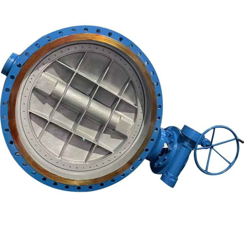 康信供应D343H-10C DN1600三偏心硬密封法兰蝶阀