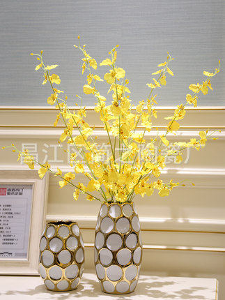 新中式陶瓷器手绘花瓶插花 客厅玄关茶几餐桌家居装饰摆件,家庭/个人清洁工具,厨卫防水贴/条,淘宝优惠券,粉丝福利购,淘宝优惠卷