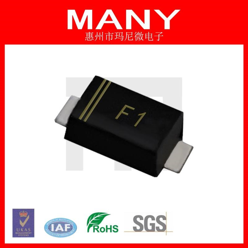 F1/FR101W 快恢复二极 1A50V SOD123 RoHS REACH 认证通过