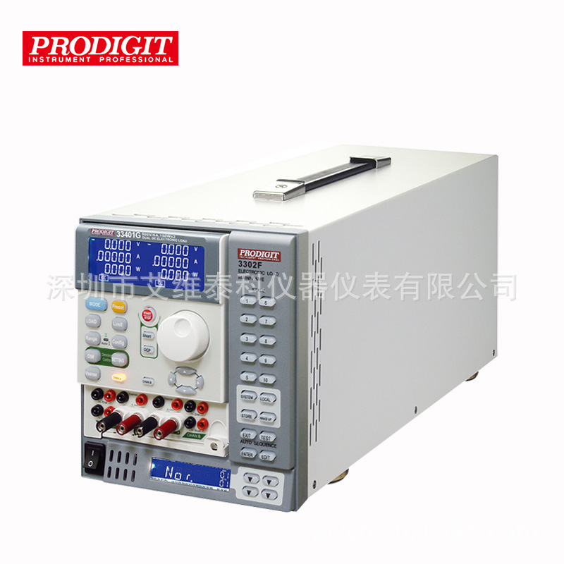 现货供应台湾PRODIGIT博计300W12A 500V可编程直流电子负载3342G