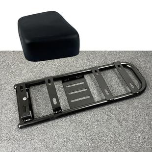 新国标电动车改装后货架加长后支架后坐垫延长座包鞍座后尾箱配件