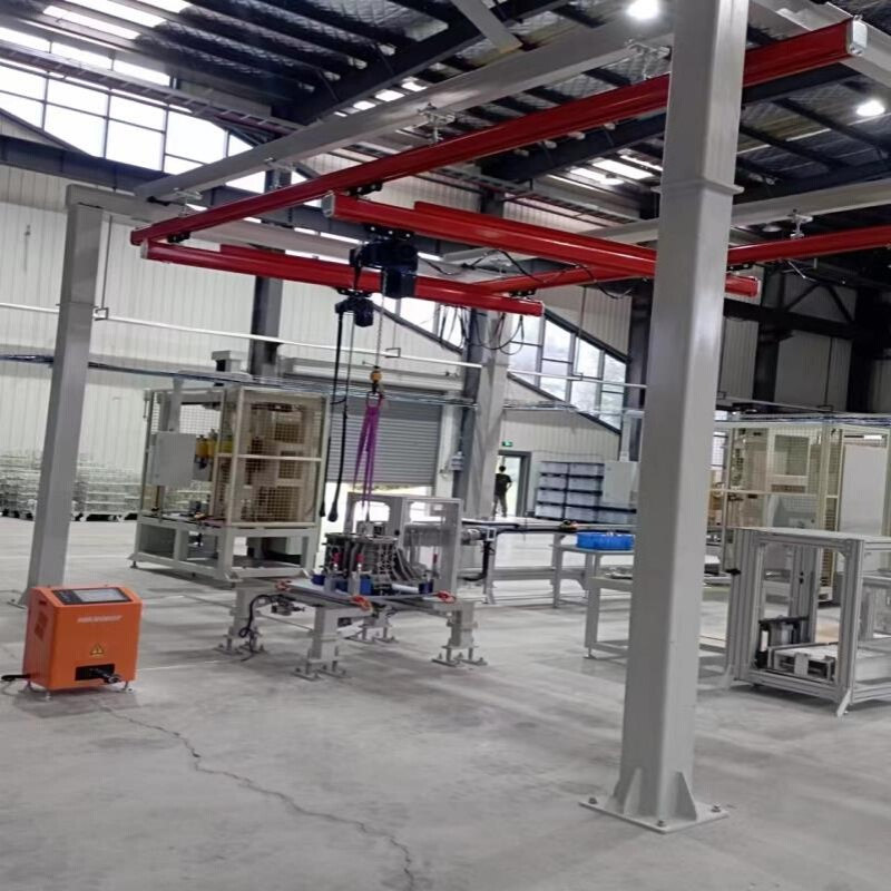 上海晔创500kg手动KBK轨道行车 柔性轻轨吊 德马格环链电动葫芦