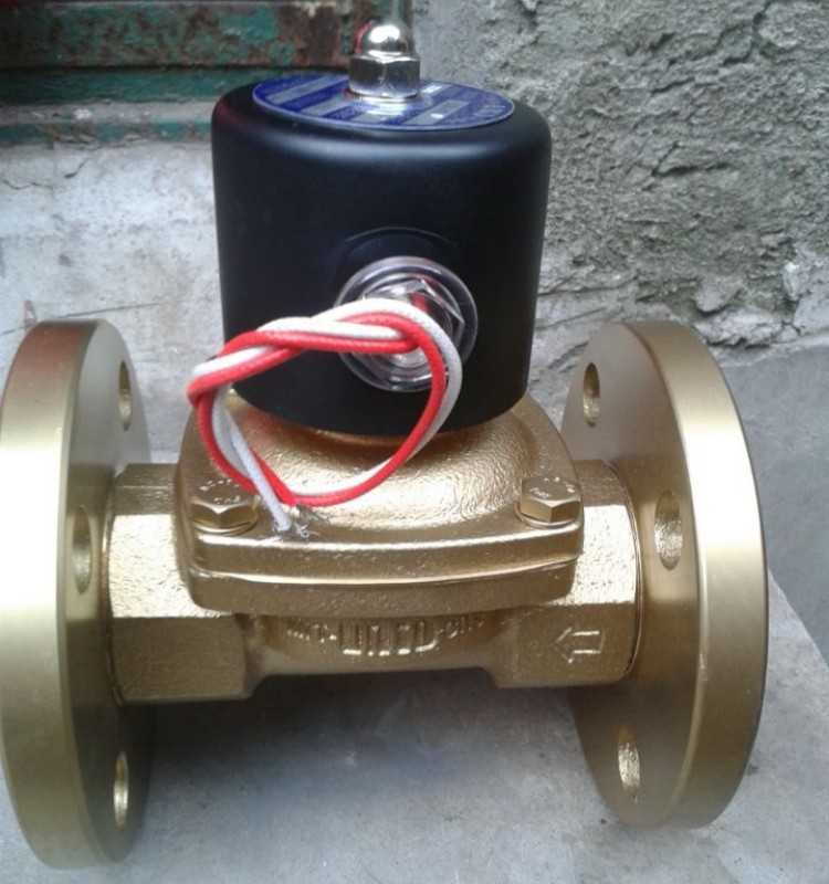台湾UNID电磁阀UW-15F/20F/25F/35F/40F/50F水用蒸汽法兰铜电磁阀