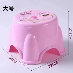 塑料凳子加厚家用简约餐桌椅子结实商用胶凳矮凳特厚大人红色高凳