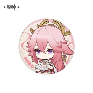 正版 原神八重神子合集周边徽章吧唧挂件色纸立牌官谷