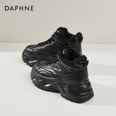 达芙妮厚底高帮老爹鞋女20