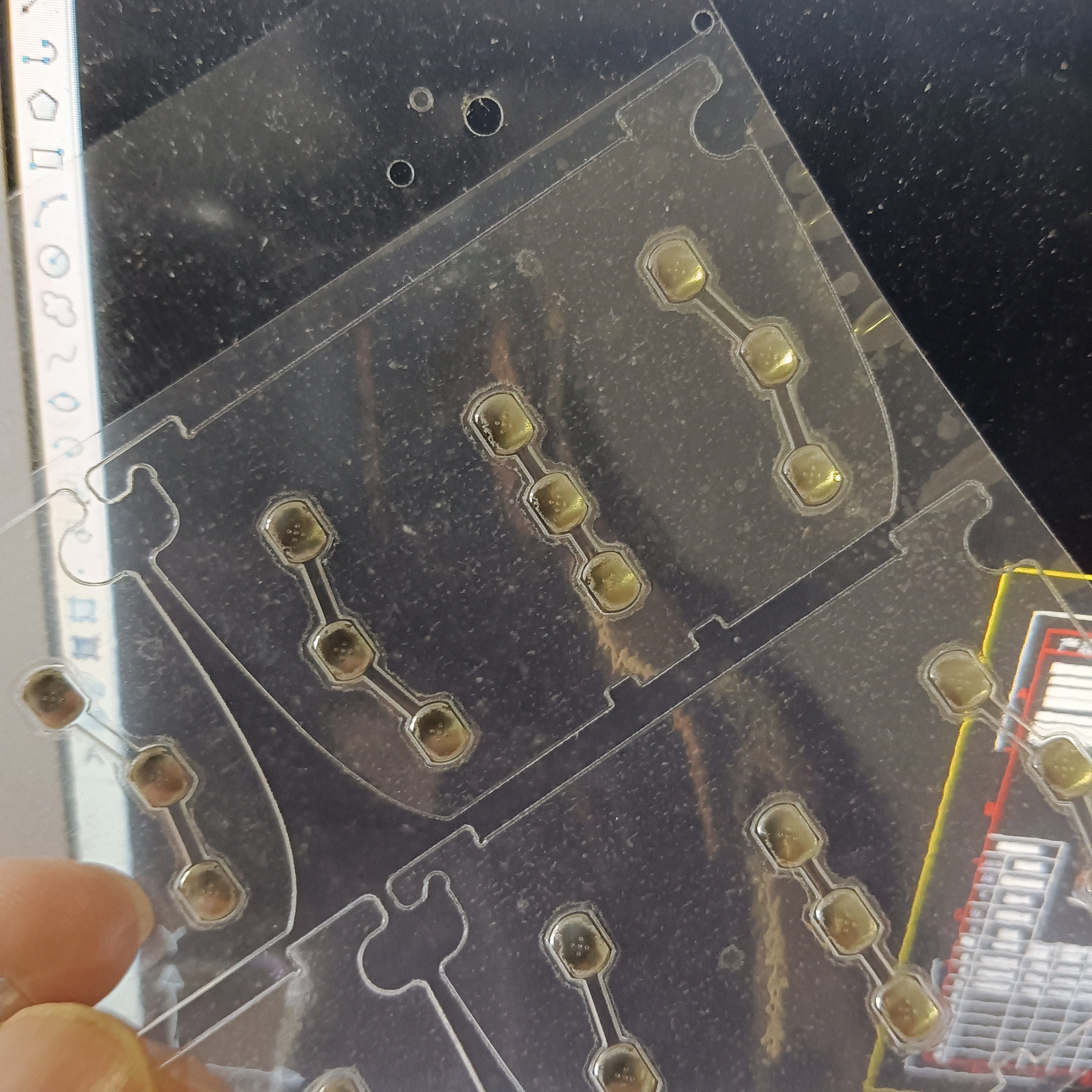 直径5mm腰圆形-贴纸定丨金属弹片薄膜按键锅仔片轻触开关