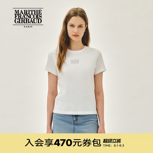 MARITHE女士小经典LOGOT恤