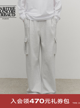 MARITHE经典LOGO工装卫裤 时尚工装风情侣休闲裤2025年秋冬韩系