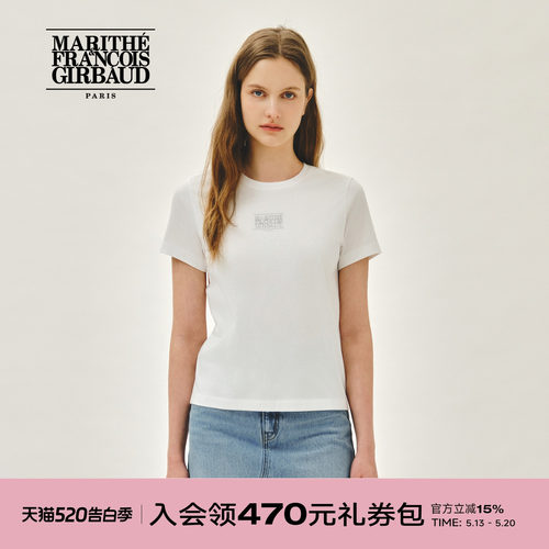 MARITHE女士小经典LOGOT恤