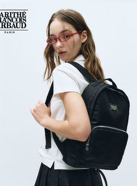 MARITHE经典LOGO双肩背包 情侣时尚简约实用迷你书包2025年夏韩系